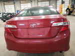 2012 Toyota Camry Base Red vin: 4T4BF1FK2CR235455