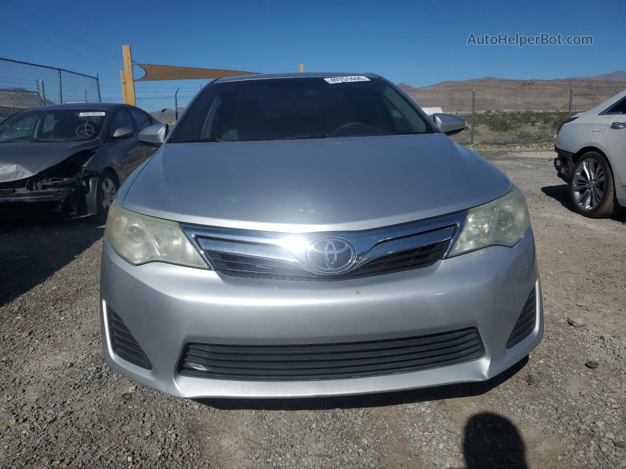 2012 Toyota Camry Base Silver vin: 4T4BF1FK2CR247248