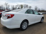 2013 Toyota Camry L White vin: 4T4BF1FK2DR300189