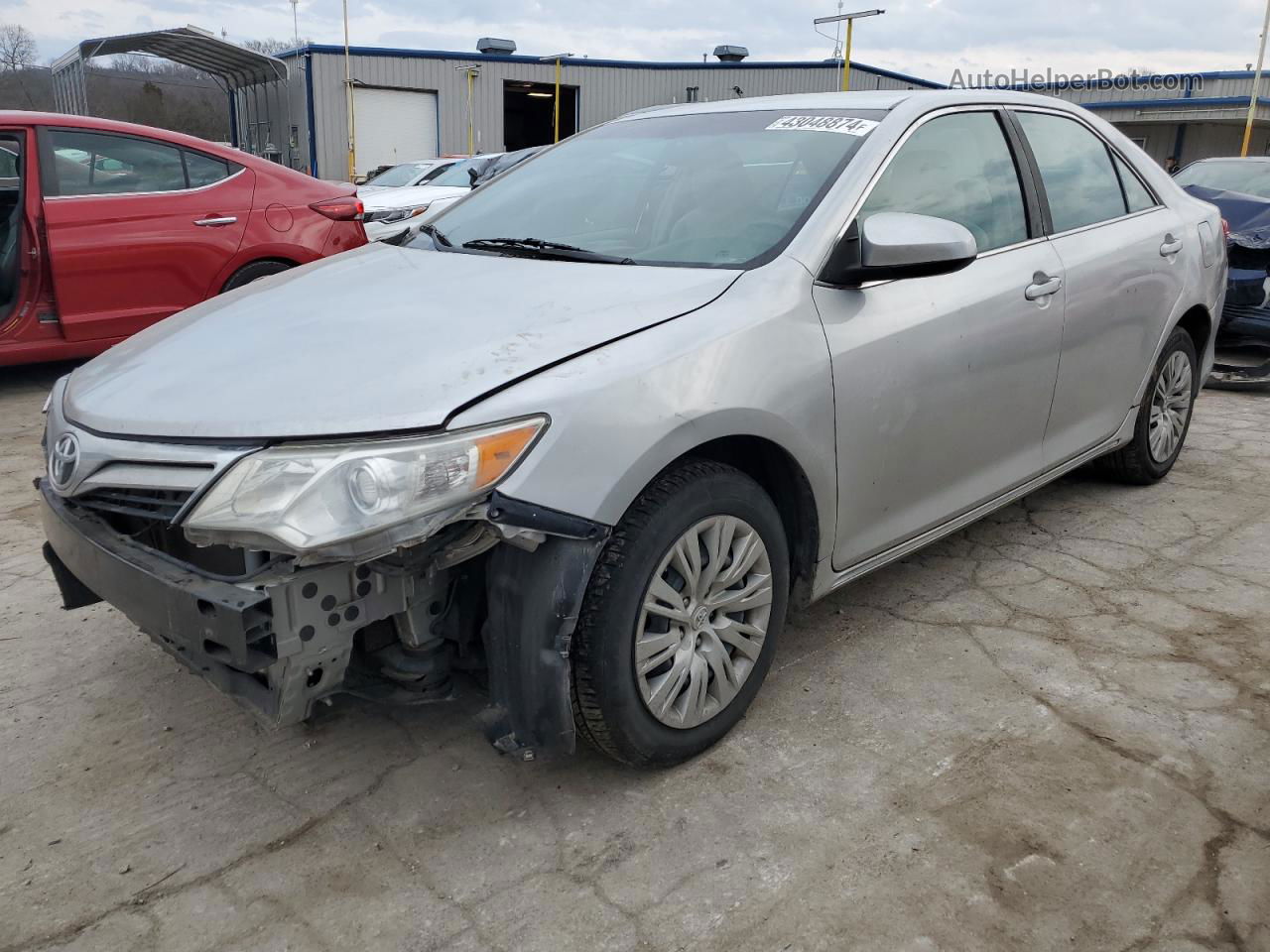 2013 Toyota Camry L Серебряный vin: 4T4BF1FK2DR314903