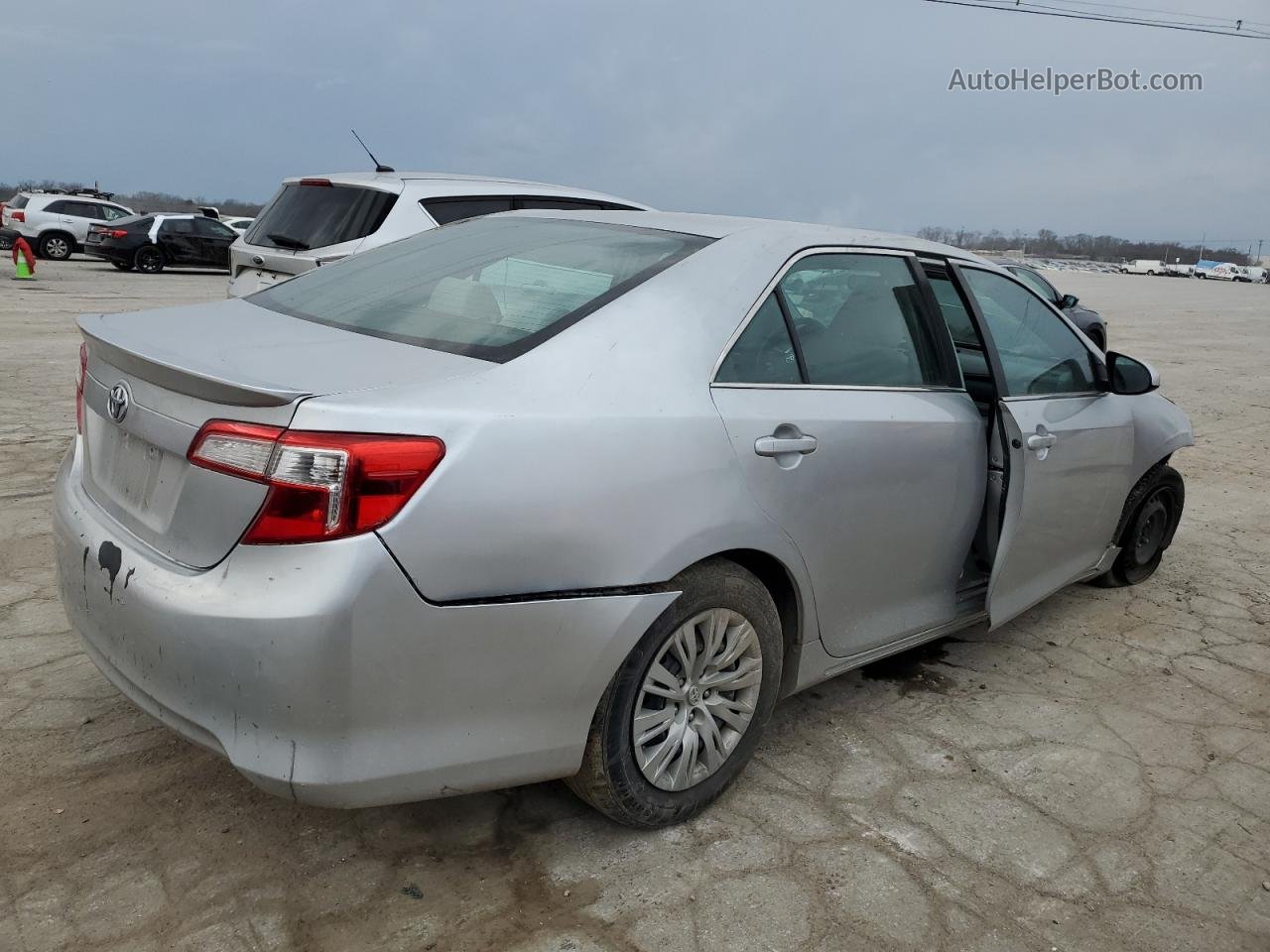 2013 Toyota Camry L Silver vin: 4T4BF1FK2DR314903