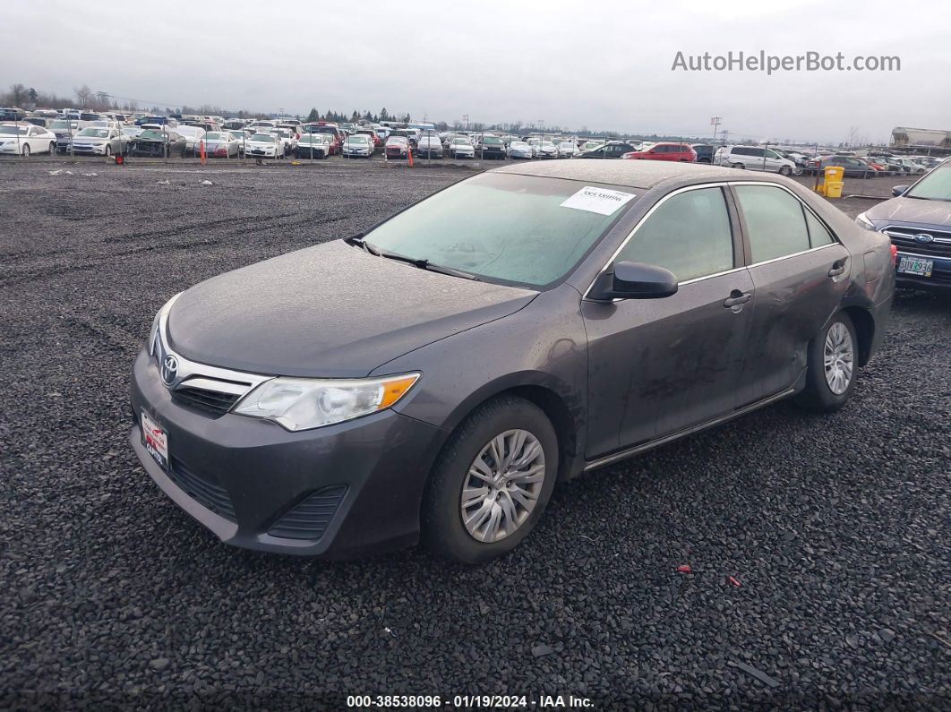 2013 Toyota Camry Le Серый vin: 4T4BF1FK2DR332950
