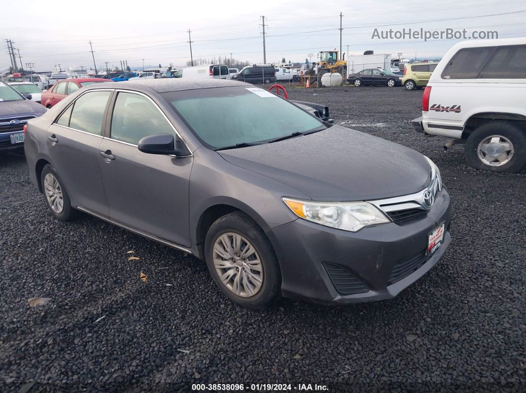 2013 Toyota Camry Le Серый vin: 4T4BF1FK2DR332950