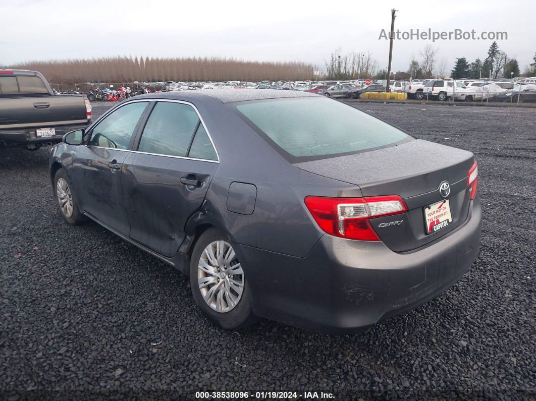 2013 Toyota Camry Le Gray vin: 4T4BF1FK2DR332950