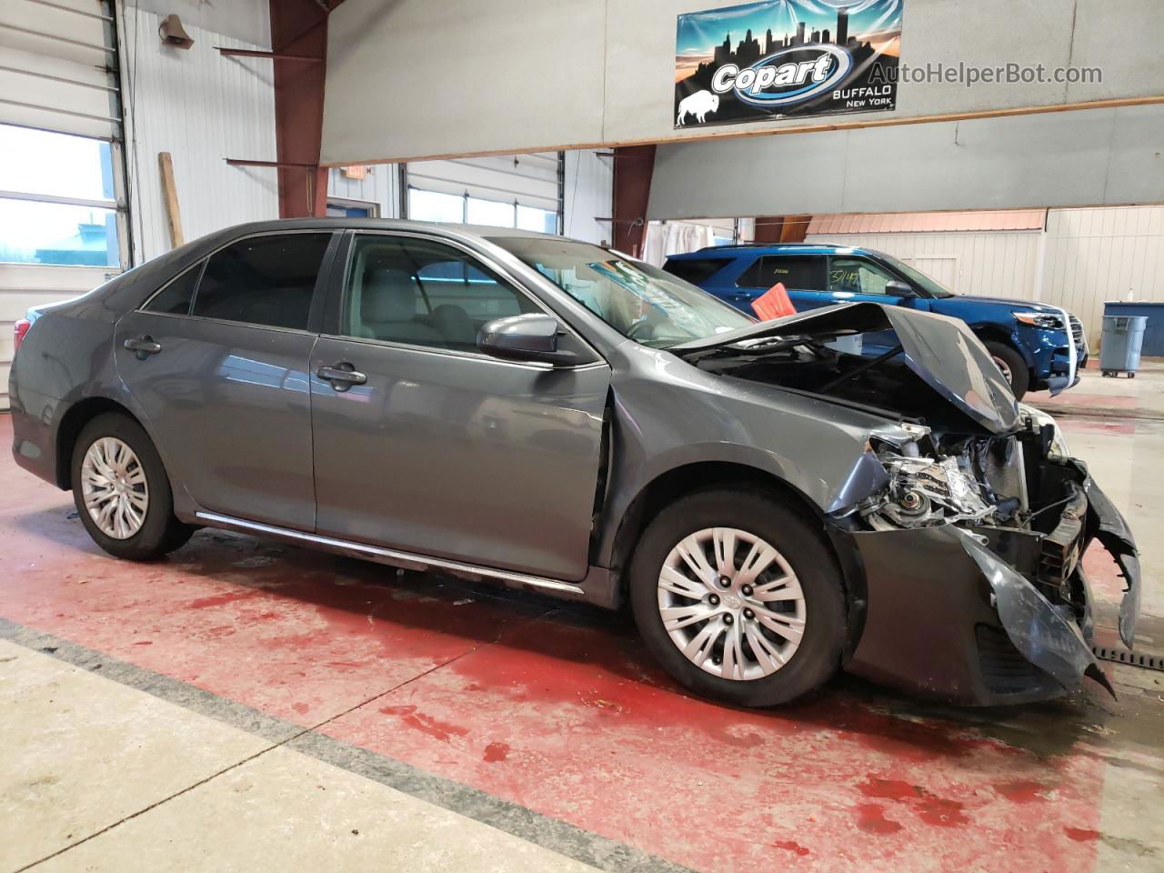 2014 Toyota Camry L Gray vin: 4T4BF1FK2ER345988