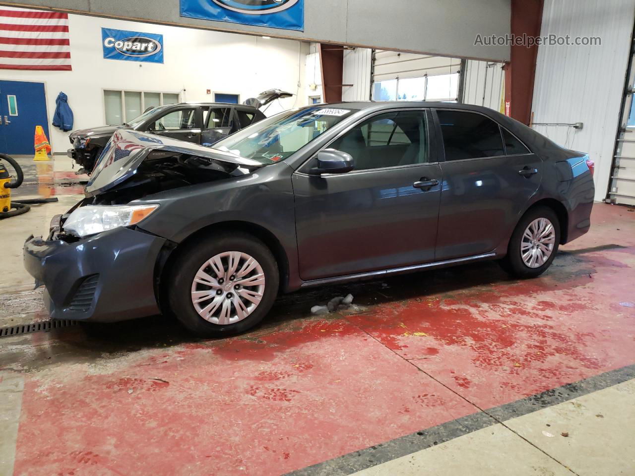 2014 Toyota Camry L Gray vin: 4T4BF1FK2ER345988