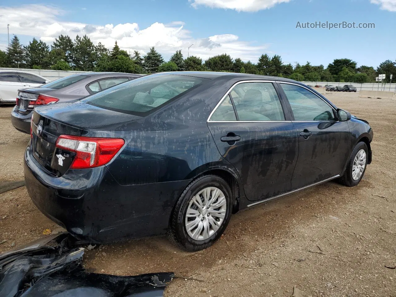 2014 Toyota Camry L Black vin: 4T4BF1FK2ER439806