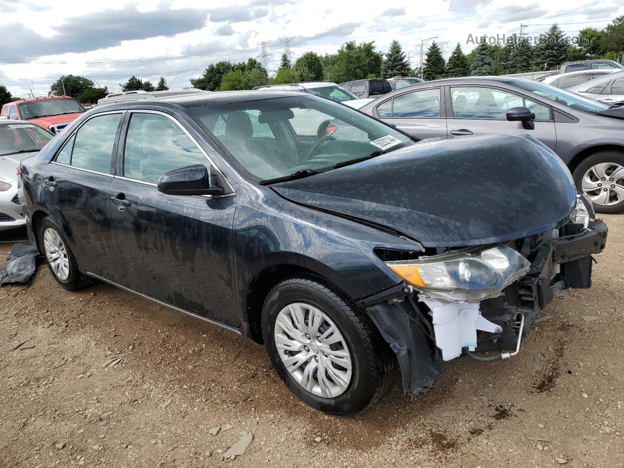 2014 Toyota Camry L Black vin: 4T4BF1FK2ER439806