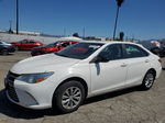 2016 Toyota Camry Le White vin: 4T4BF1FK2GR517150