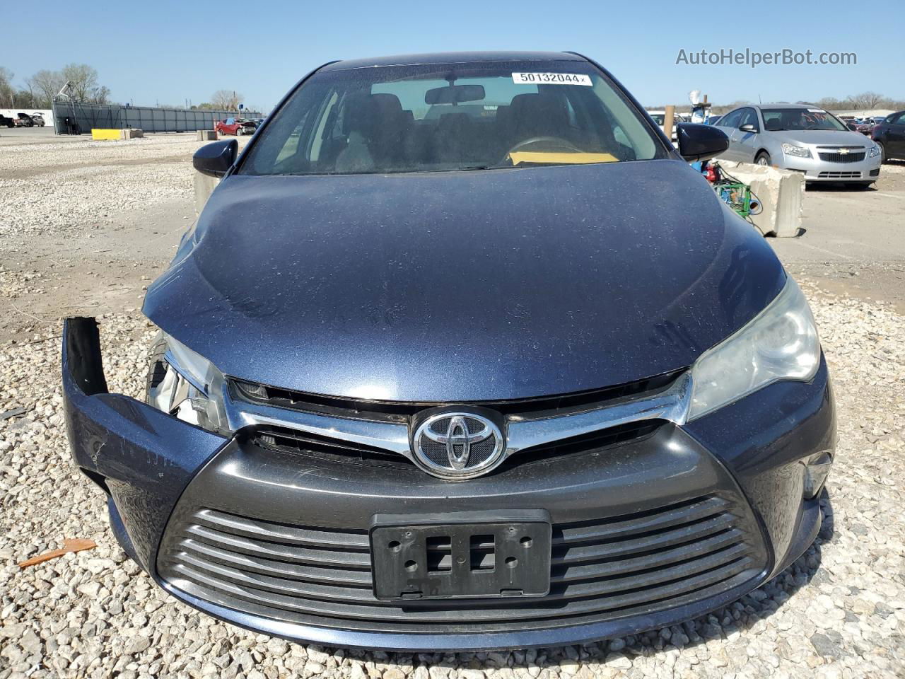 2016 Toyota Camry Le Blue vin: 4T4BF1FK2GR517438