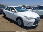 2016 Toyota Camry Le White vin: 4T4BF1FK2GR557017