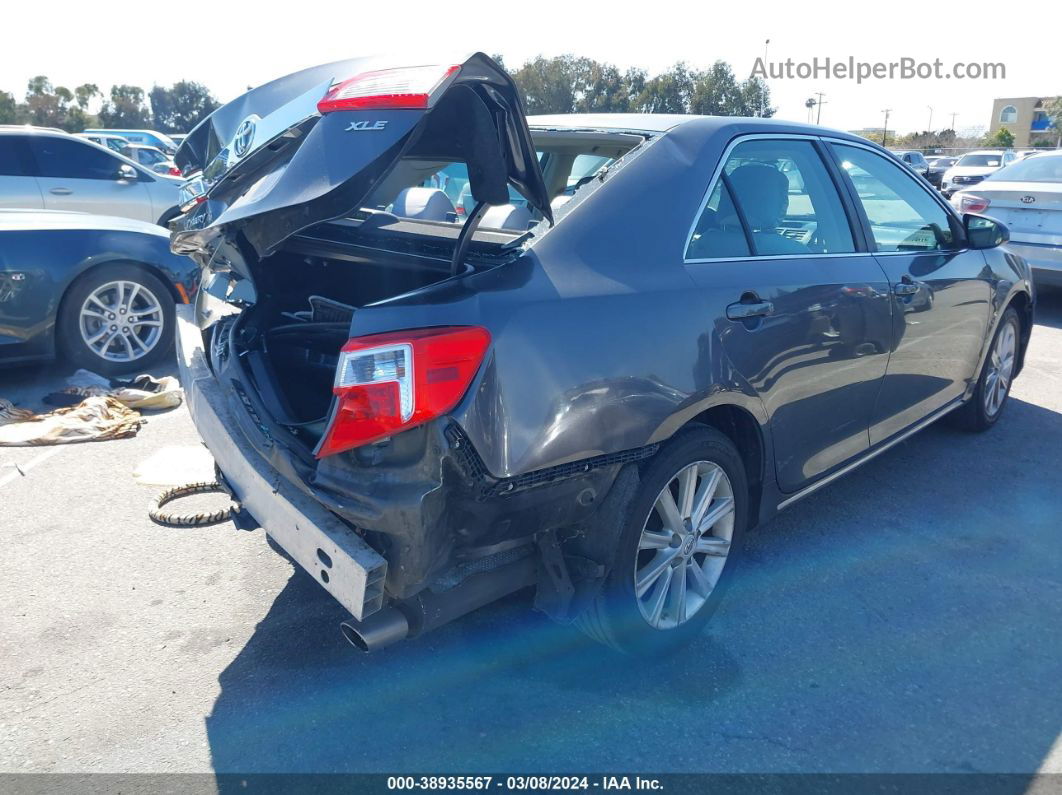 2012 Toyota Camry Xle Gray vin: 4T4BF1FK3CR163536