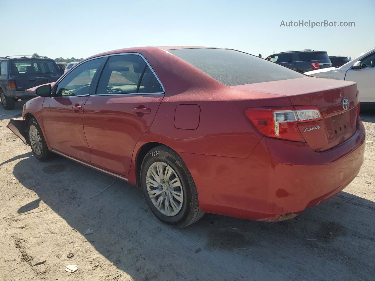 2012 Toyota Camry Base Red vin: 4T4BF1FK3CR179963