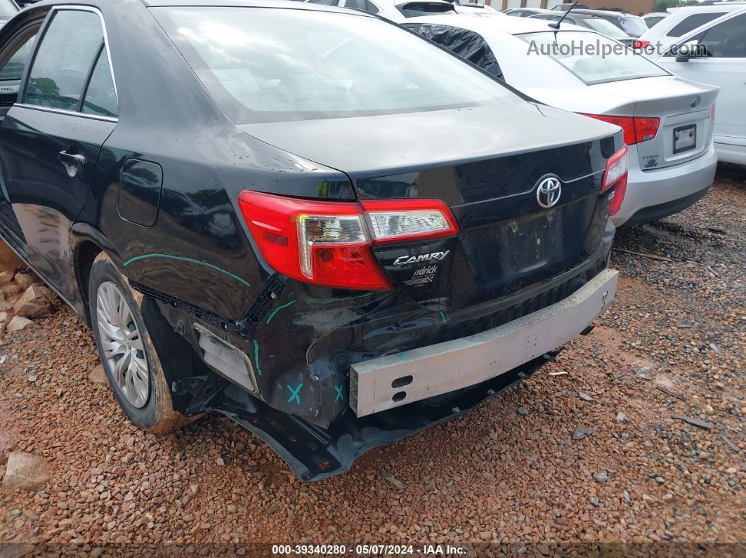 2012 Toyota Camry Le Черный vin: 4T4BF1FK3CR183723