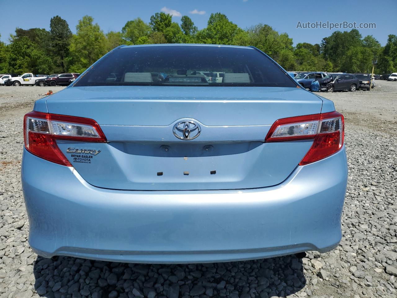 2012 Toyota Camry Base Синий vin: 4T4BF1FK3CR215487