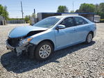 2012 Toyota Camry Base Blue vin: 4T4BF1FK3CR215487