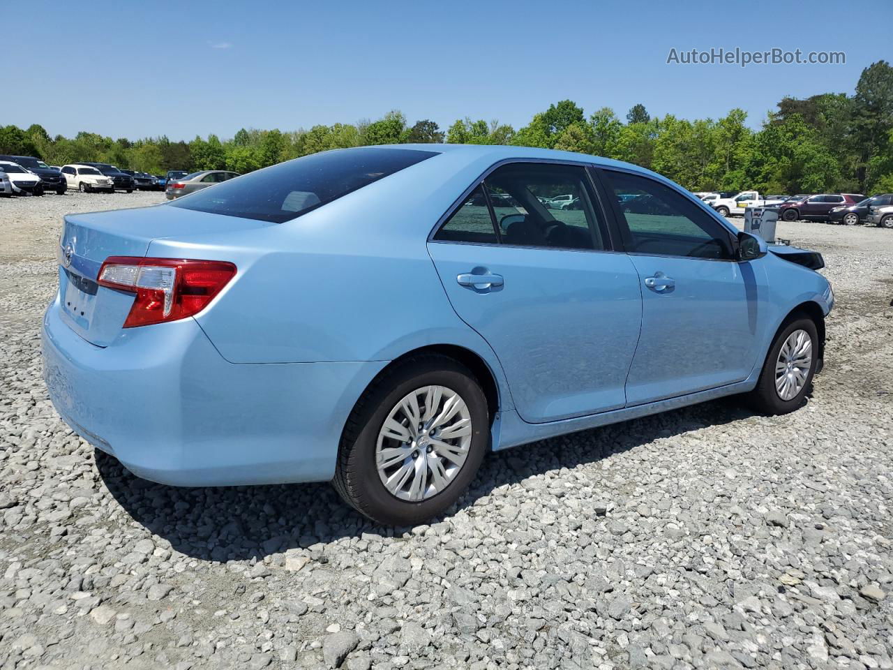 2012 Toyota Camry Base Синий vin: 4T4BF1FK3CR215487