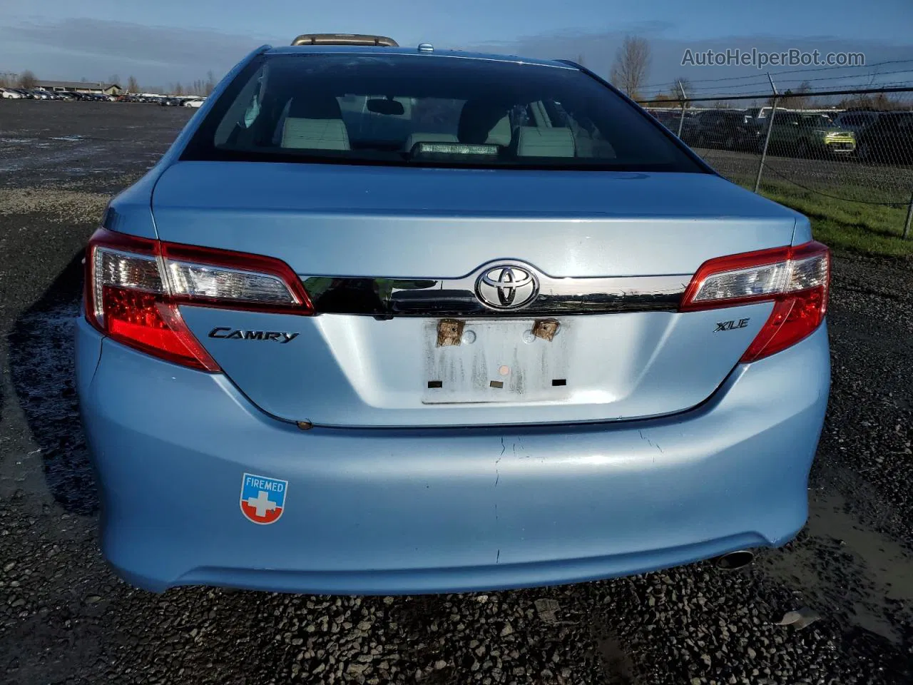 2012 Toyota Camry Base Blue vin: 4T4BF1FK3CR229759