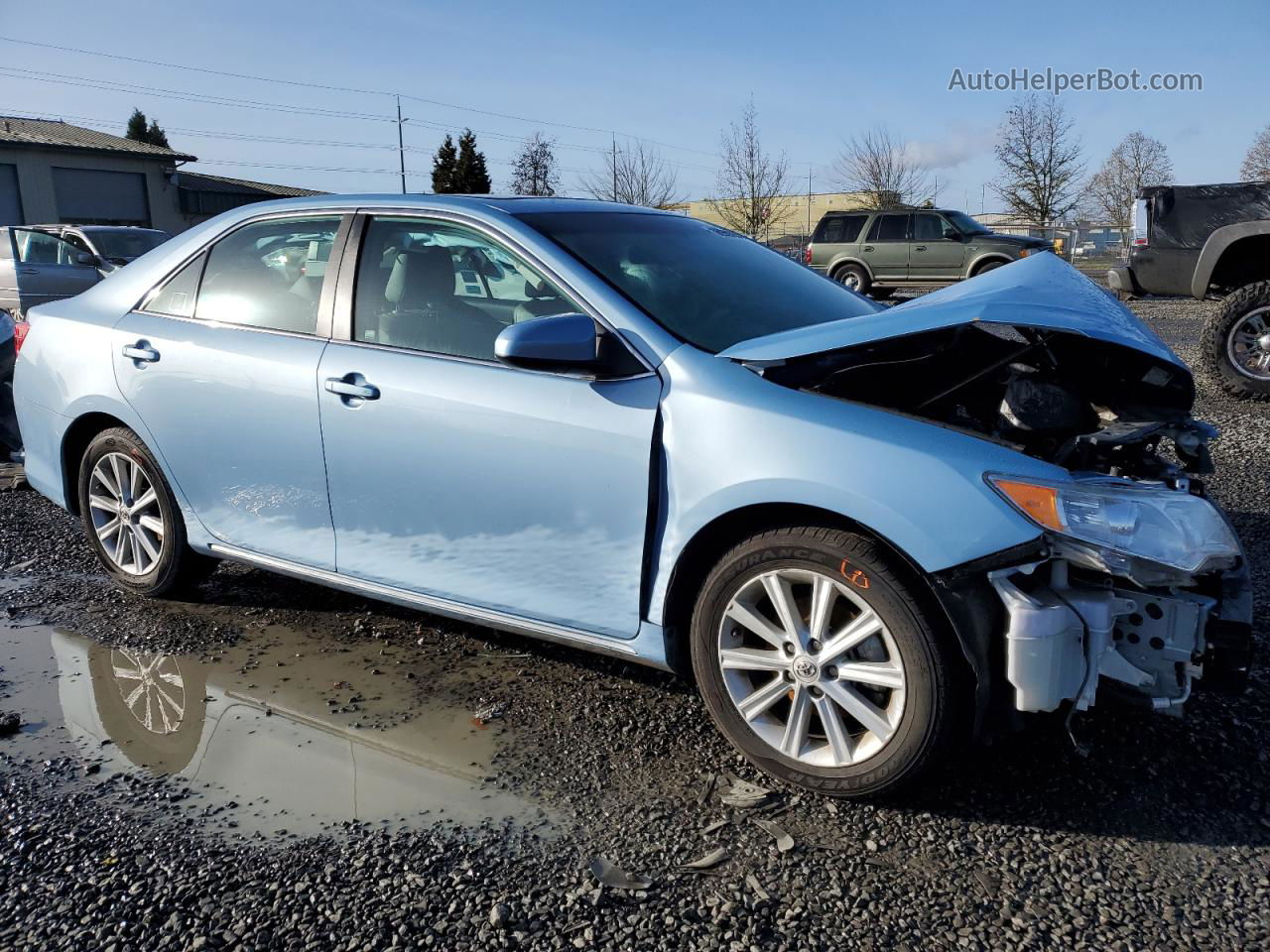 2012 Toyota Camry Base Blue vin: 4T4BF1FK3CR229759