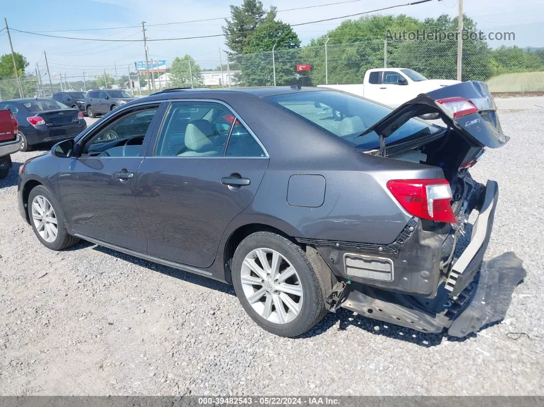 2012 Toyota Camry Xle Gray vin: 4T4BF1FK3CR232659