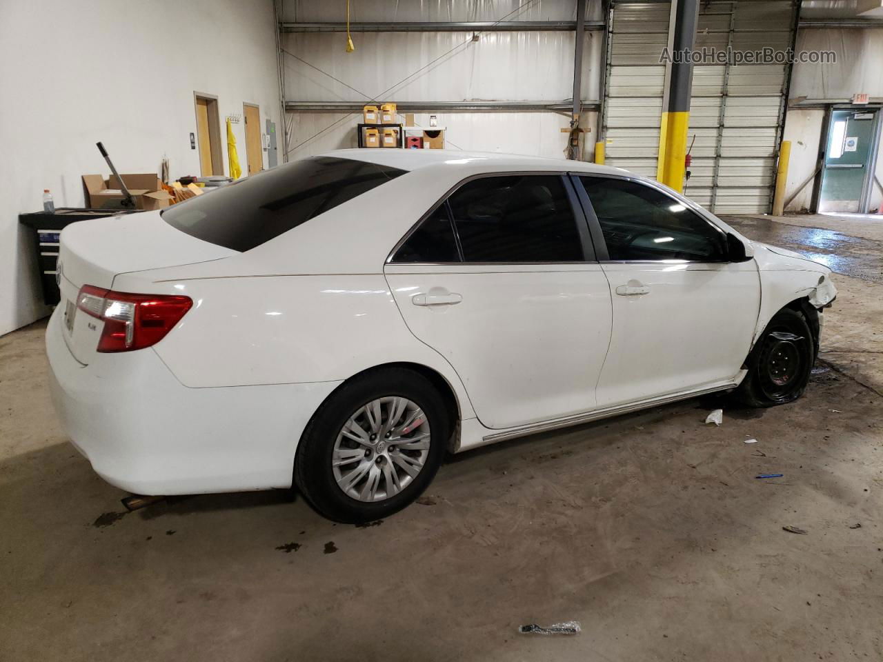 2012 Toyota Camry Base White vin: 4T4BF1FK3CR268514