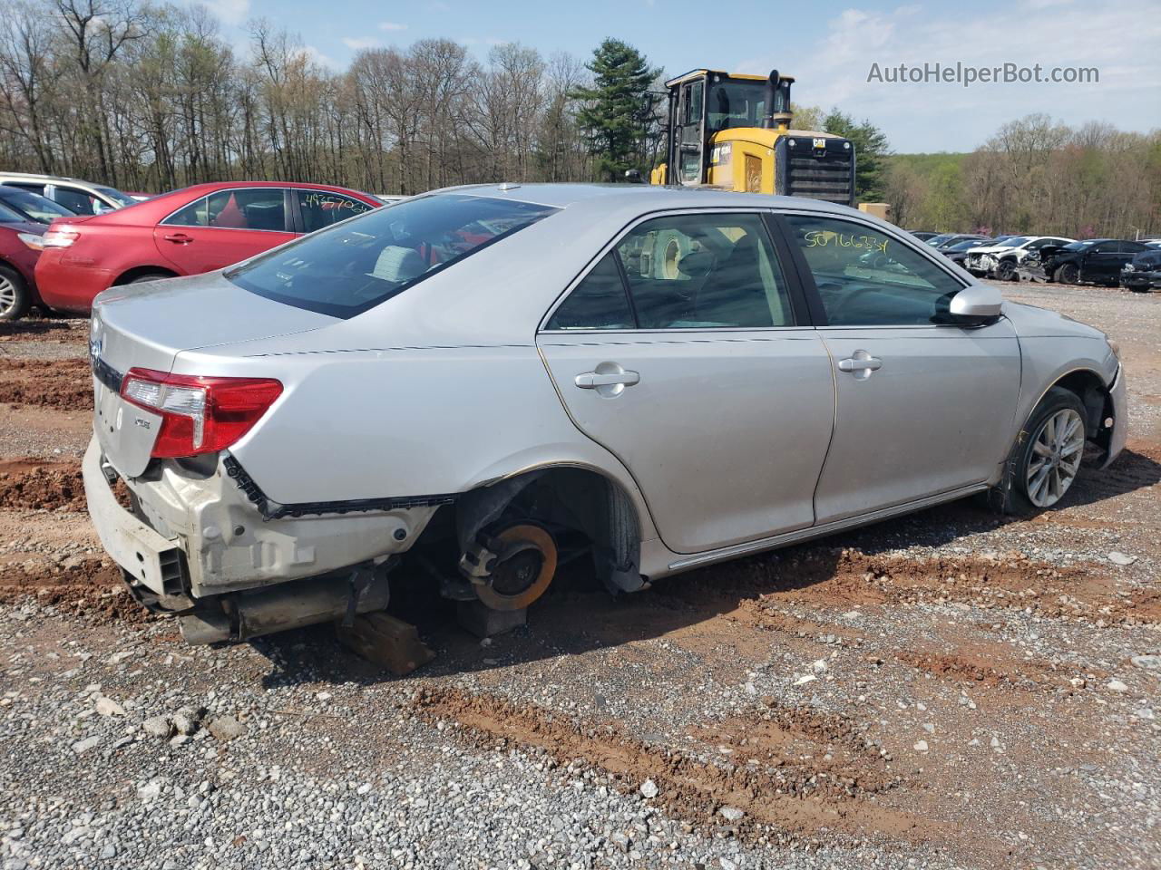 2013 Toyota Camry L Серебряный vin: 4T4BF1FK3DR278512