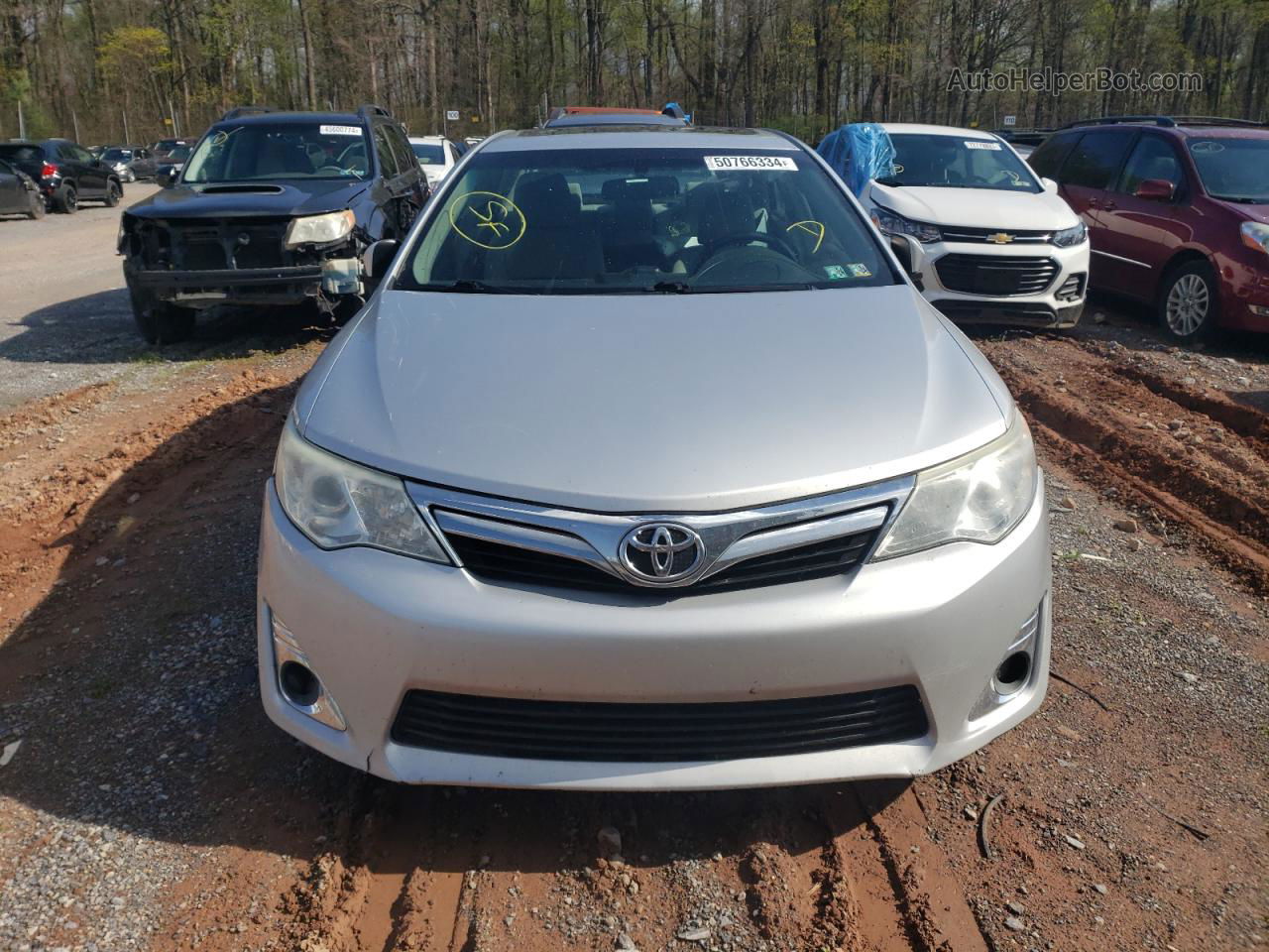 2013 Toyota Camry L Silver vin: 4T4BF1FK3DR278512