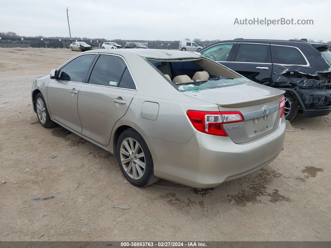 2013 Toyota Camry Xle Желто-коричневый vin: 4T4BF1FK3DR314148