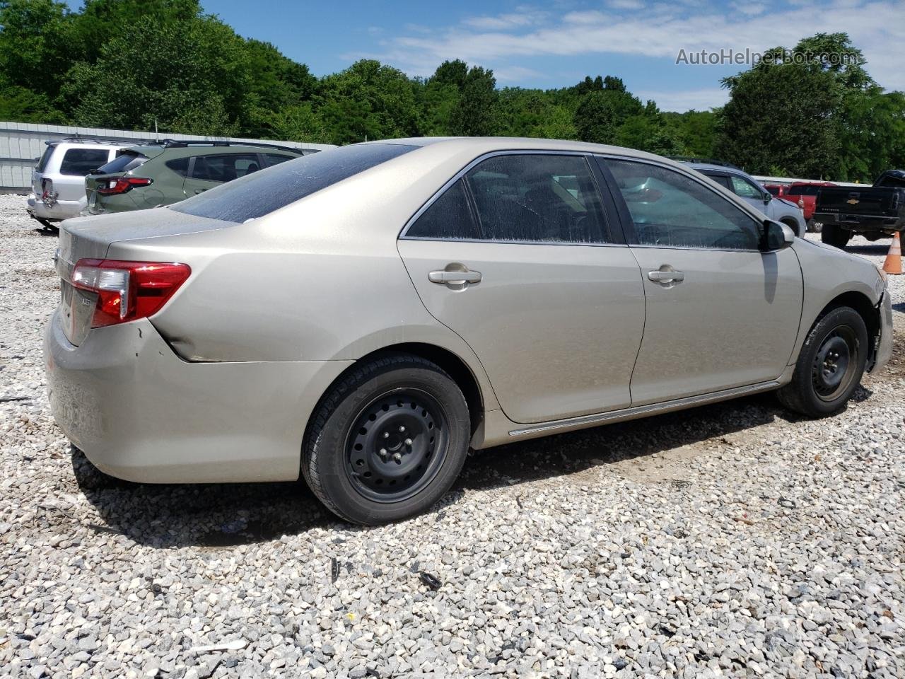 2013 Toyota Camry L Gold vin: 4T4BF1FK3DR320483