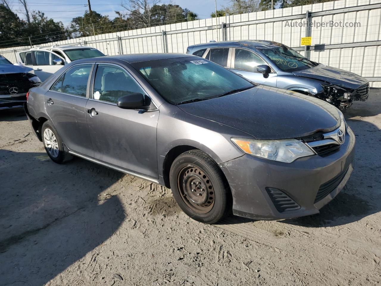 2013 Toyota Camry L Gray vin: 4T4BF1FK3DR325893