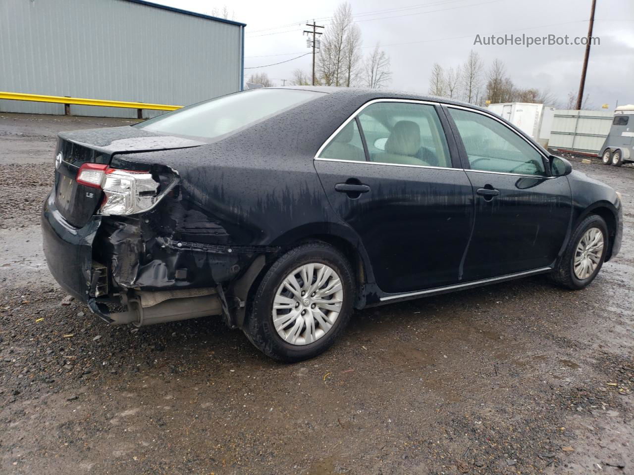 2014 Toyota Camry L Black vin: 4T4BF1FK3ER383908