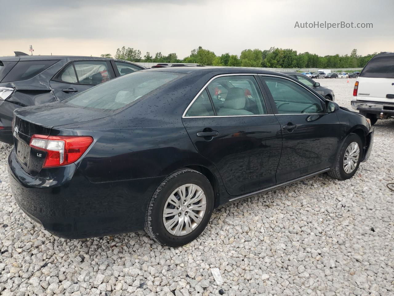 2014 Toyota Camry L Black vin: 4T4BF1FK3ER410461