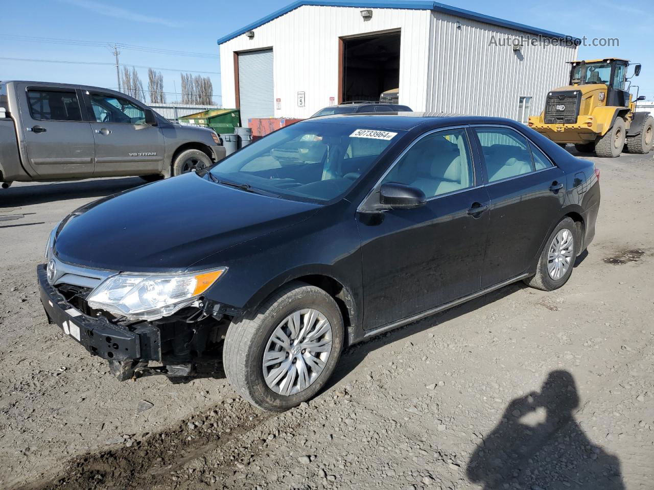 2014 Toyota Camry L Black vin: 4T4BF1FK3ER441838