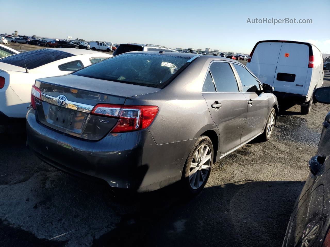 2012 Toyota Camry Base Серый vin: 4T4BF1FK4CR165487