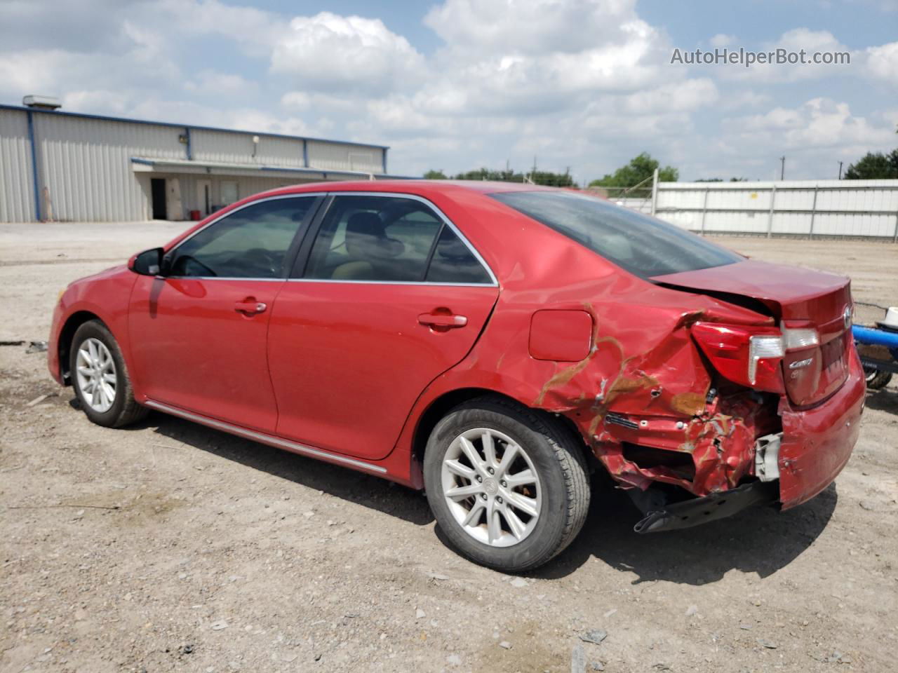 2012 Toyota Camry Base Red vin: 4T4BF1FK4CR166462