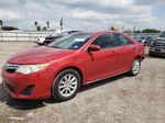 2012 Toyota Camry Base Red vin: 4T4BF1FK4CR166462