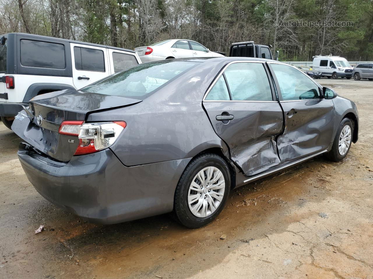 2012 Toyota Camry Base Gray vin: 4T4BF1FK4CR175937