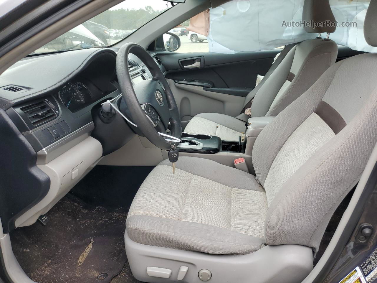 2012 Toyota Camry Base Серый vin: 4T4BF1FK4CR175937