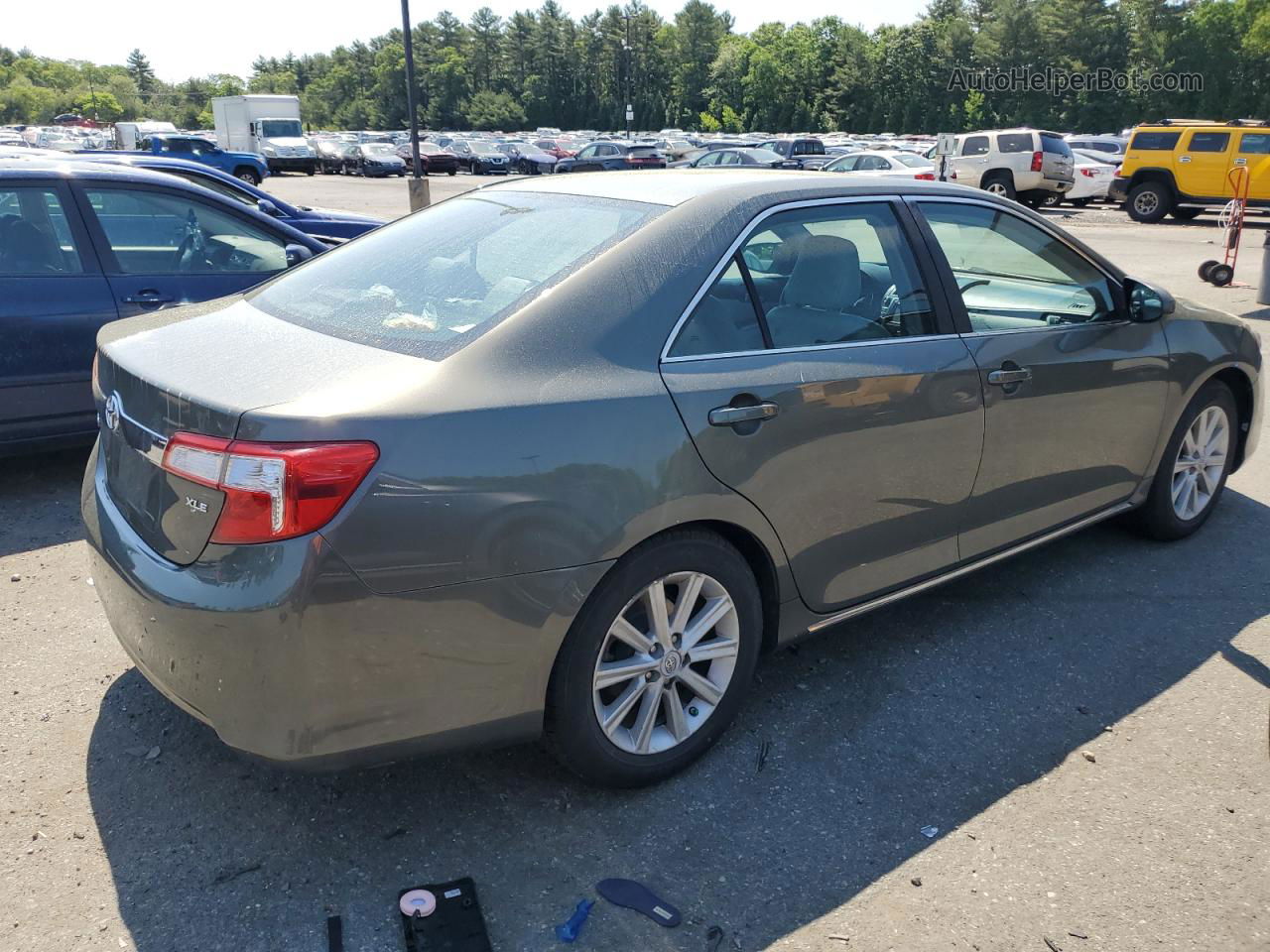 2012 Toyota Camry Base Gray vin: 4T4BF1FK4CR189031