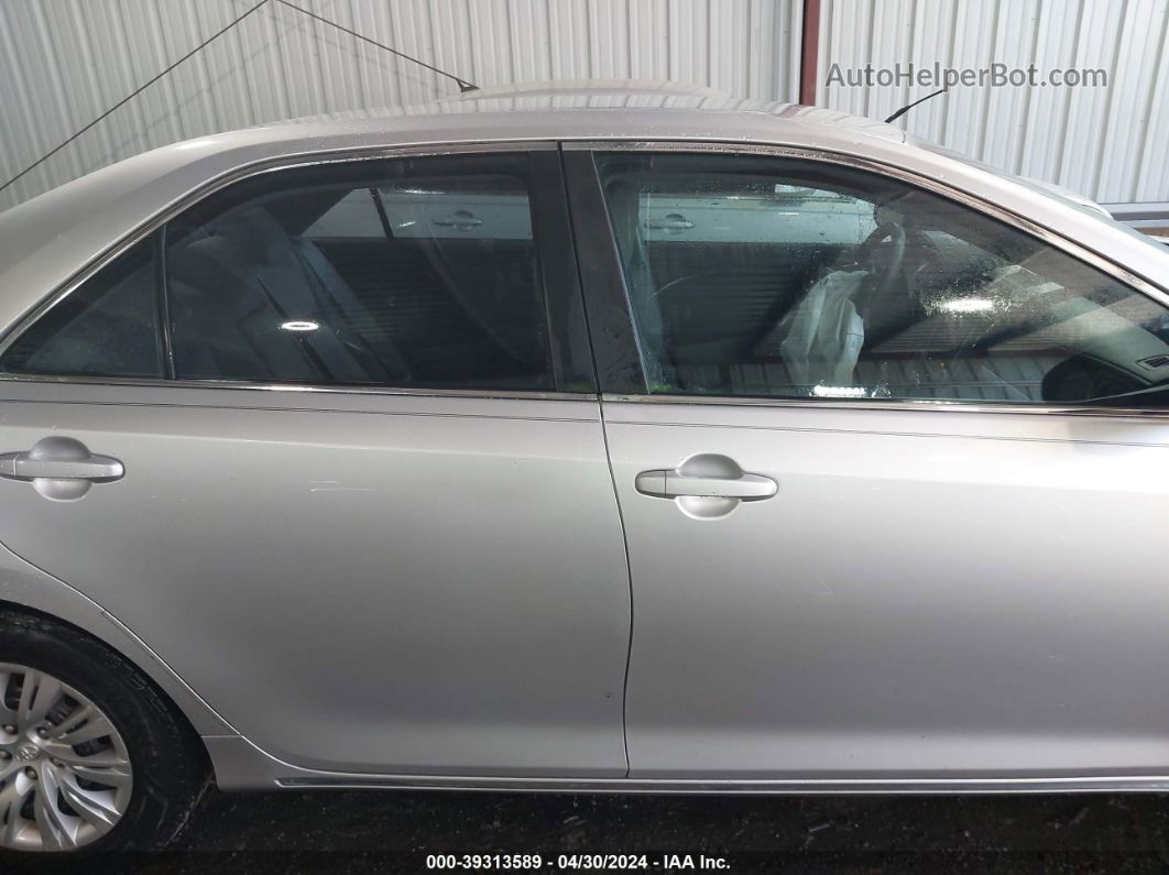 2012 Toyota Camry Le Silver vin: 4T4BF1FK4CR195749