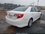 2012 Toyota Camry Le White vin: 4T4BF1FK4CR197985