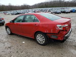 2012 Toyota Camry Base Red vin: 4T4BF1FK4CR201260