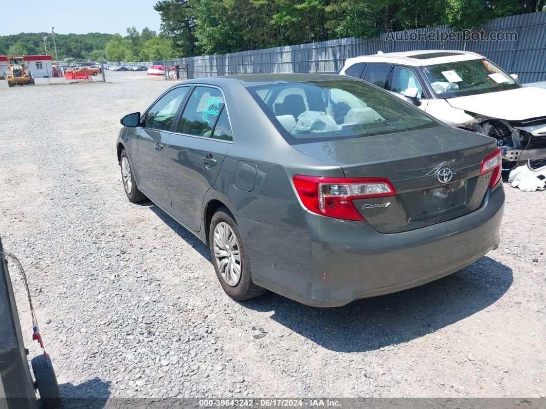 2012 Toyota Camry Le Gray vin: 4T4BF1FK4CR203025