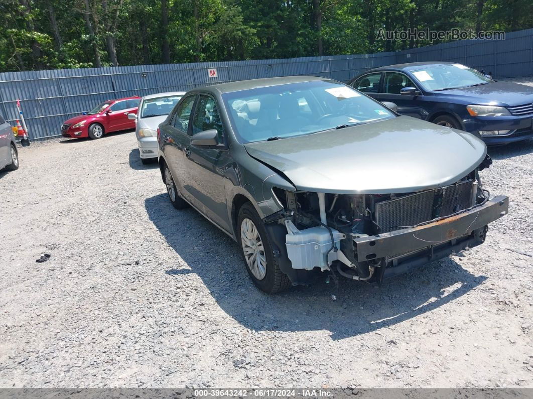 2012 Toyota Camry Le Gray vin: 4T4BF1FK4CR203025