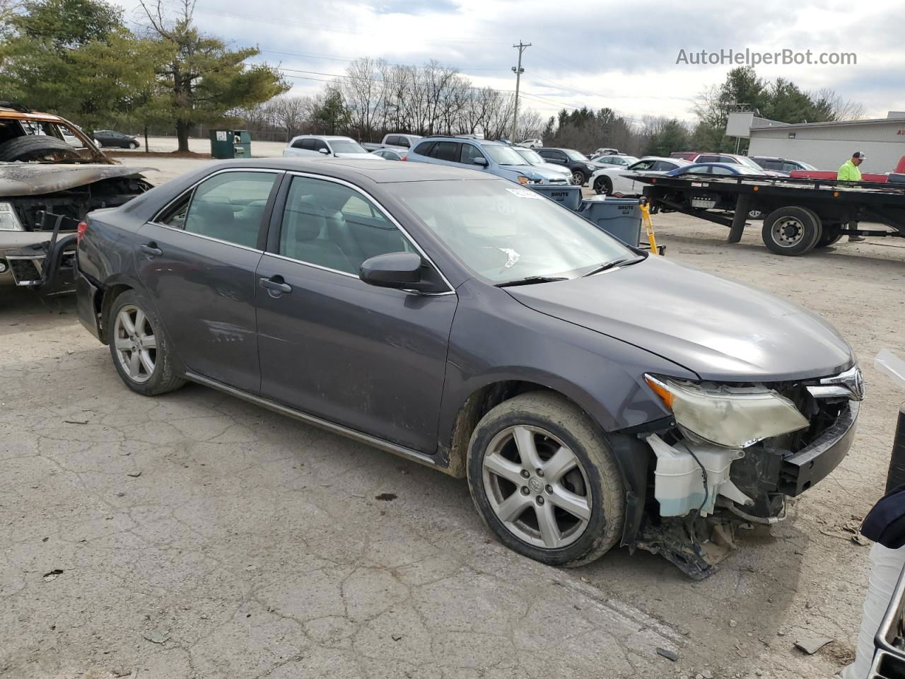 2012 Toyota Camry Base Серый vin: 4T4BF1FK4CR217328