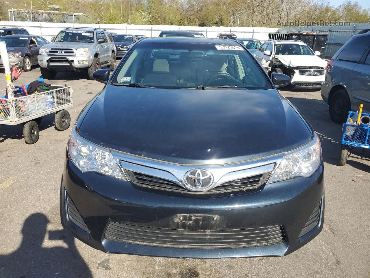 2012 Toyota Camry Base Black vin: 4T4BF1FK4CR224912