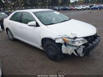 2012 Toyota Camry Le White vin: 4T4BF1FK4CR249602