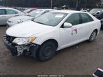 2012 Toyota Camry Le Белый vin: 4T4BF1FK4CR249602