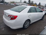 2012 Toyota Camry Le White vin: 4T4BF1FK4CR249602