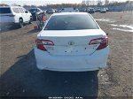2012 Toyota Camry Le Белый vin: 4T4BF1FK4CR252418